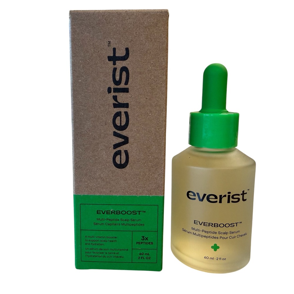 Everist EverBoost Multi-Peptide Scalp Serum 2oz New in Box Hair Growth